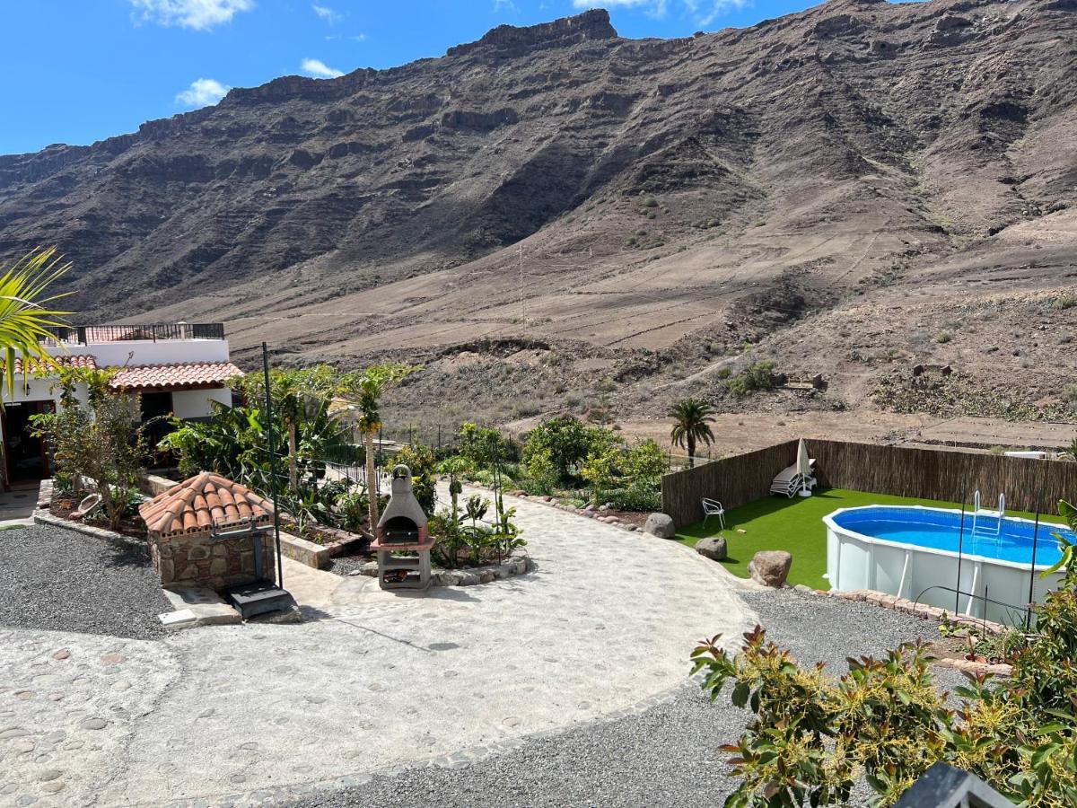 Casa Rural Con Bano Adaptado Y Piscina En Mogán Екстериор снимка